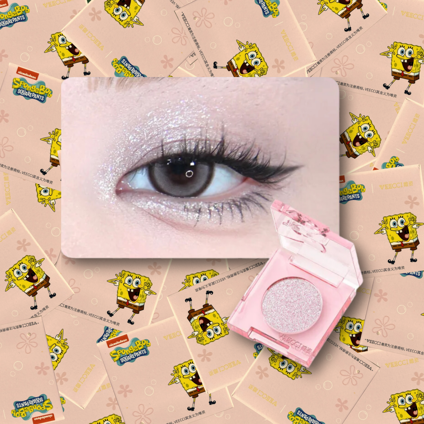 VEECCI - Glitter Mud Eyeshadow Spongebob Limited Edition PB03