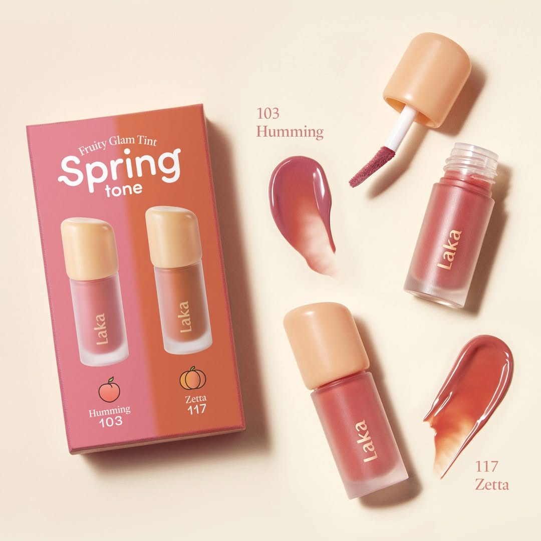 LAKA - Fruity Glam Tint Mini Duo #Spring