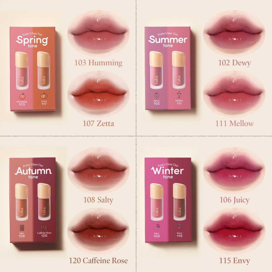 LAKA - Fruity Glam Tint Mini Duo #Winter