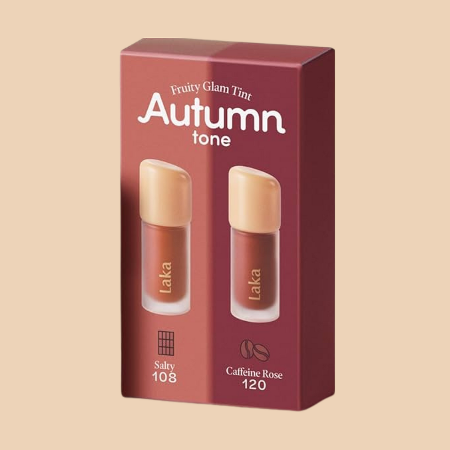 LAKA - Fruity Glam Tint Mini Duo #Autumn