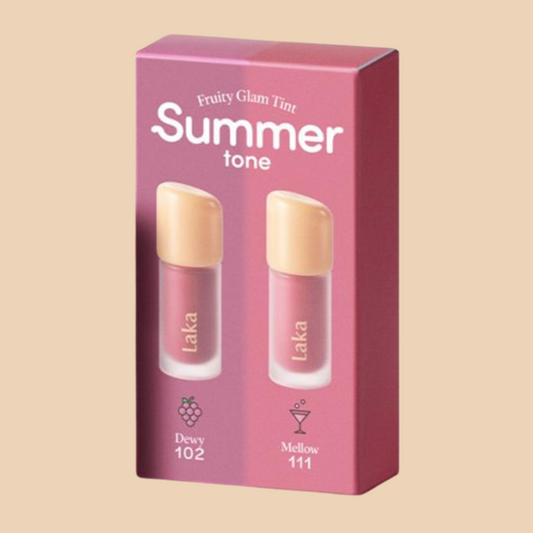LAKA - Fruity Glam Tint Mini Duo #Summer