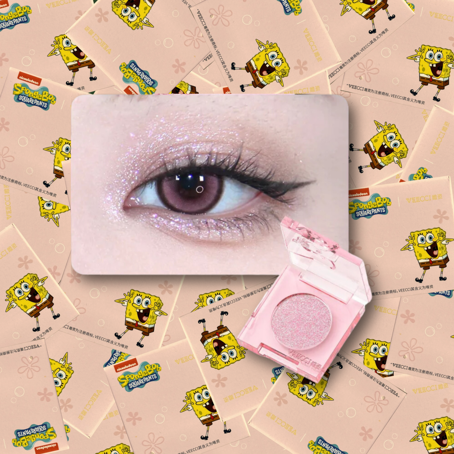 VEECCI - Glitter Mud Eyeshadow Spongebob Limited Edition PB02